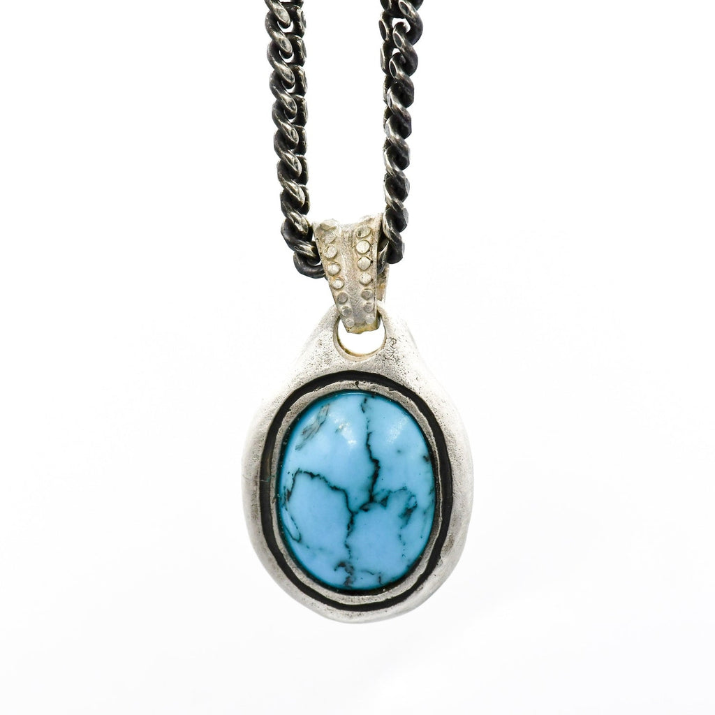 BIG STONE PENDANT TURQUOISE