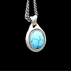 BIG STONE PENDANT TURQUOISE