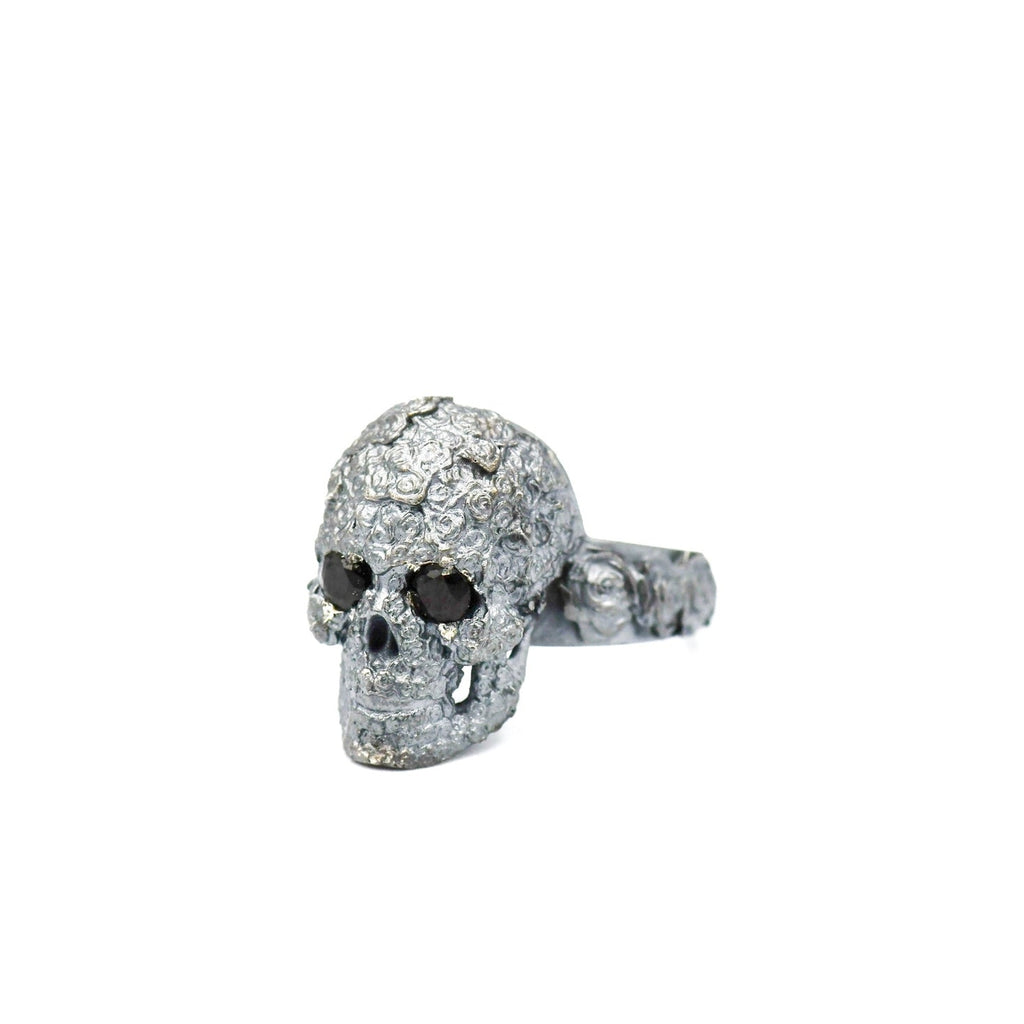 ROSE SKULL RING