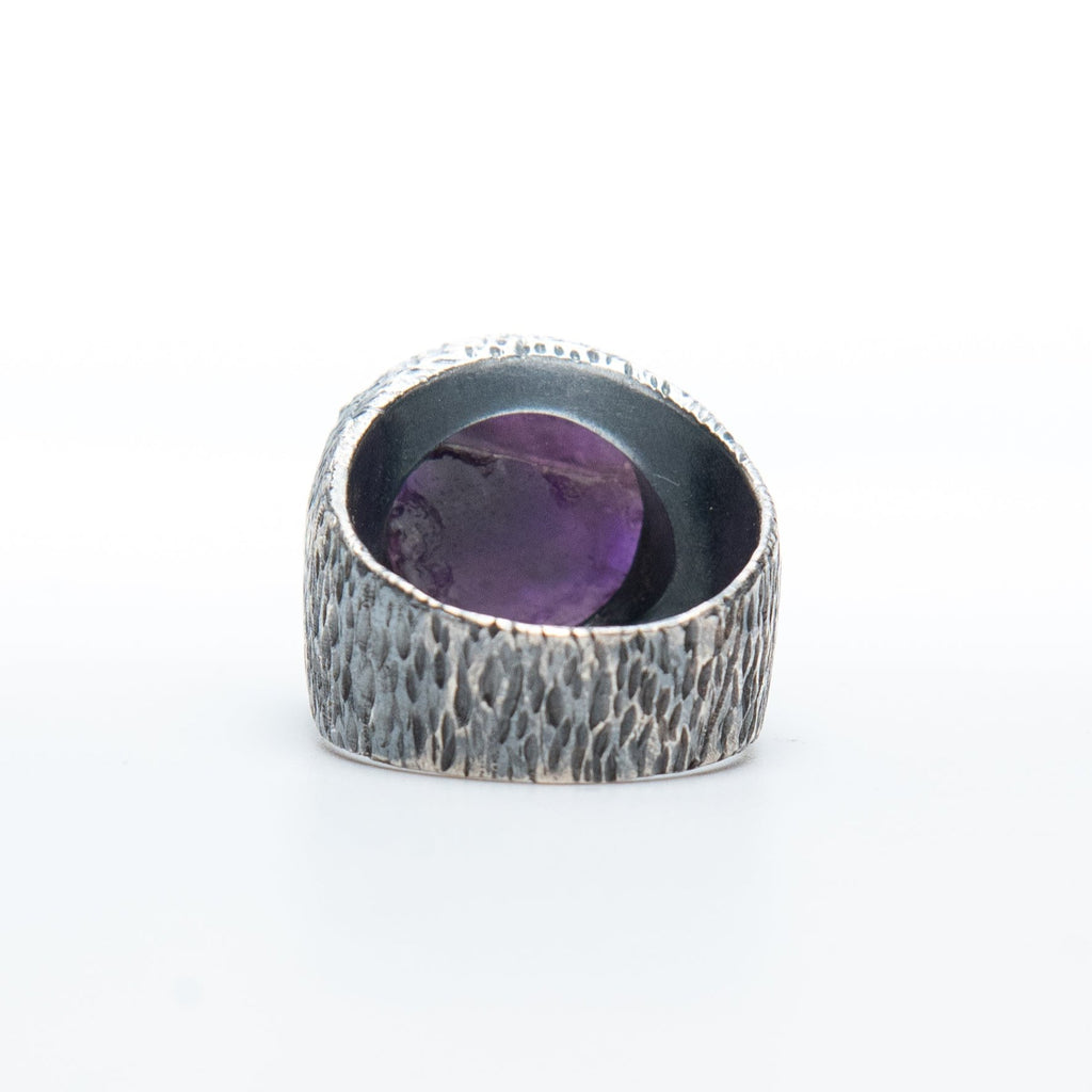 R&J PURPLE AGATHA RING