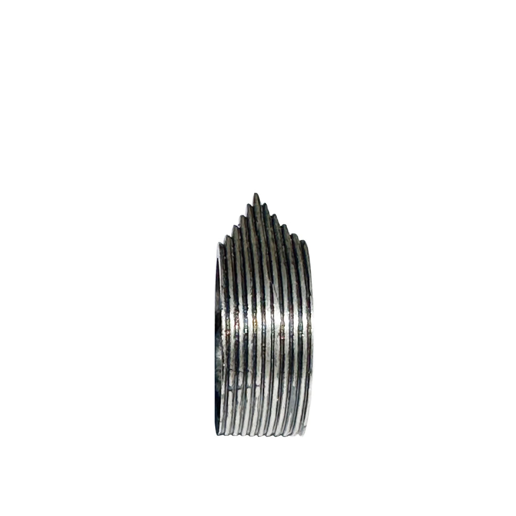 STRIPED TRAINGLE RING