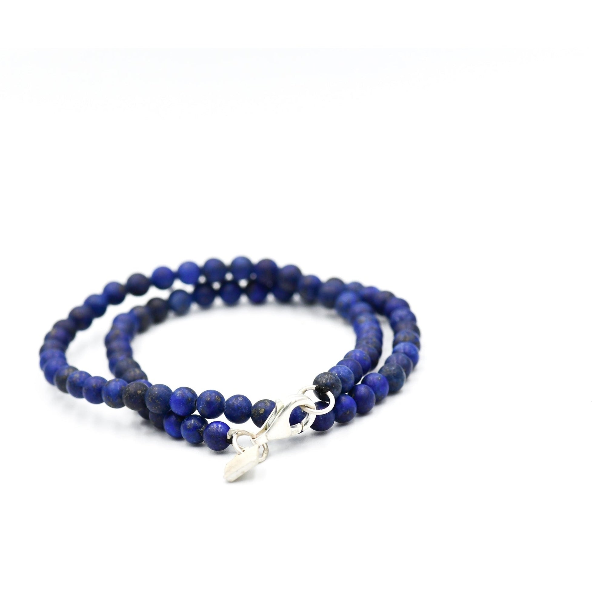 DOUBLE LAPISLAZULI MATTE BRACELET