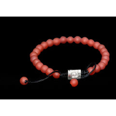 RED CORNALINE MATTE BRACELET