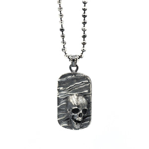 SKULL PLAQUE DOG TAG