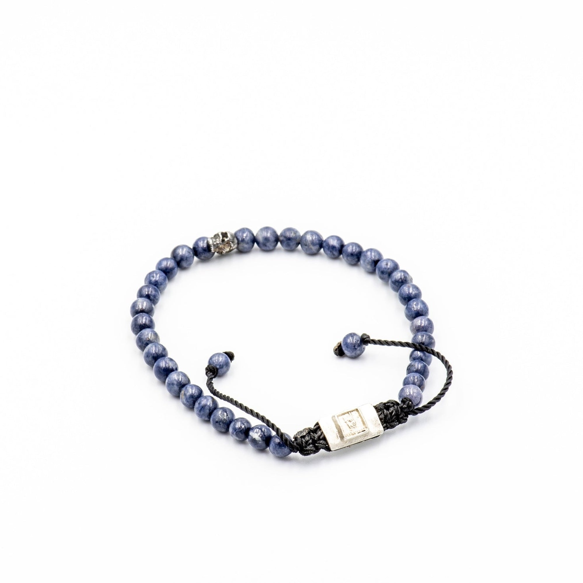 ONE SKULL LAPISLAZULI BRACELET