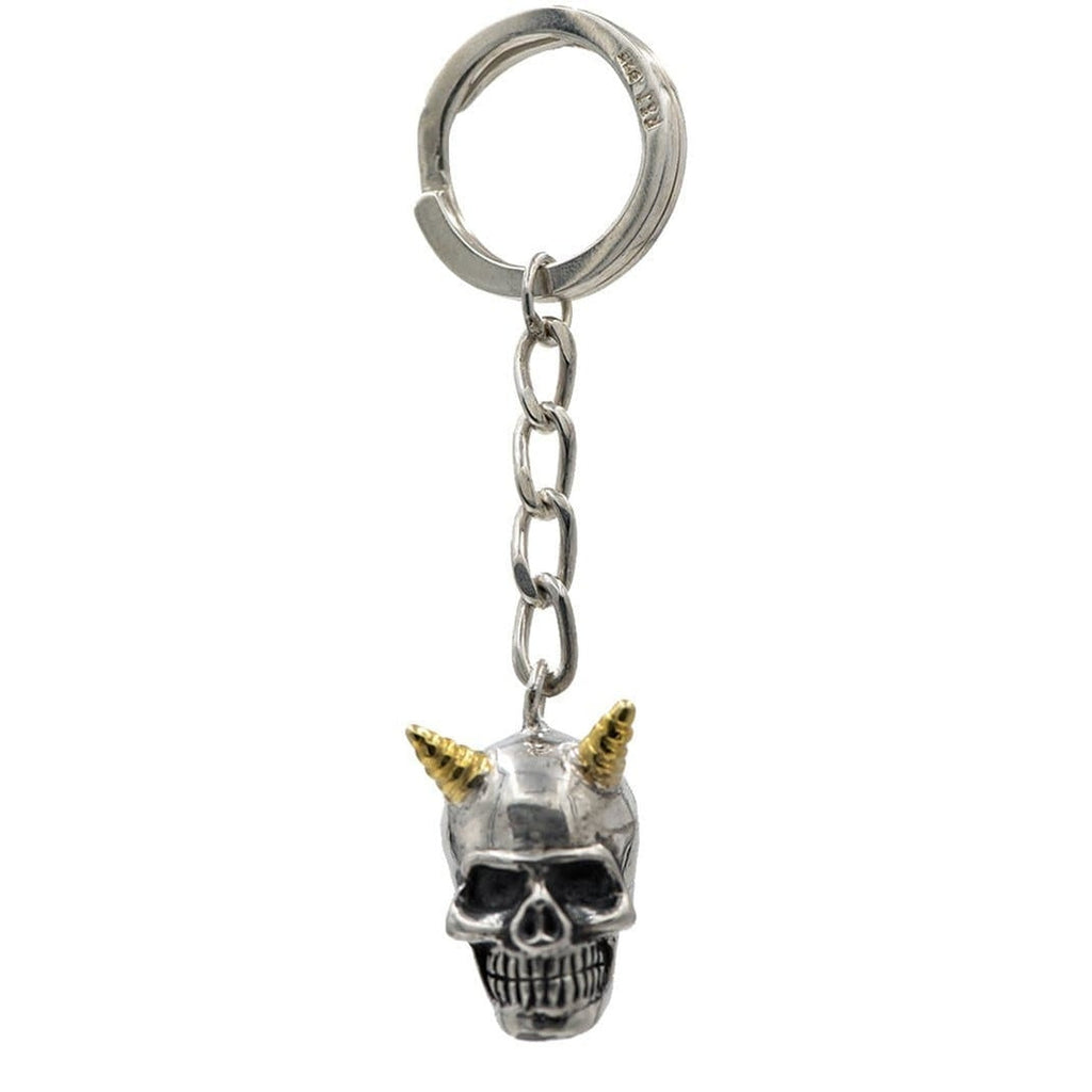 ALBERT SKULL GOLDEN DEVIL HORNS - Rock and Jewel