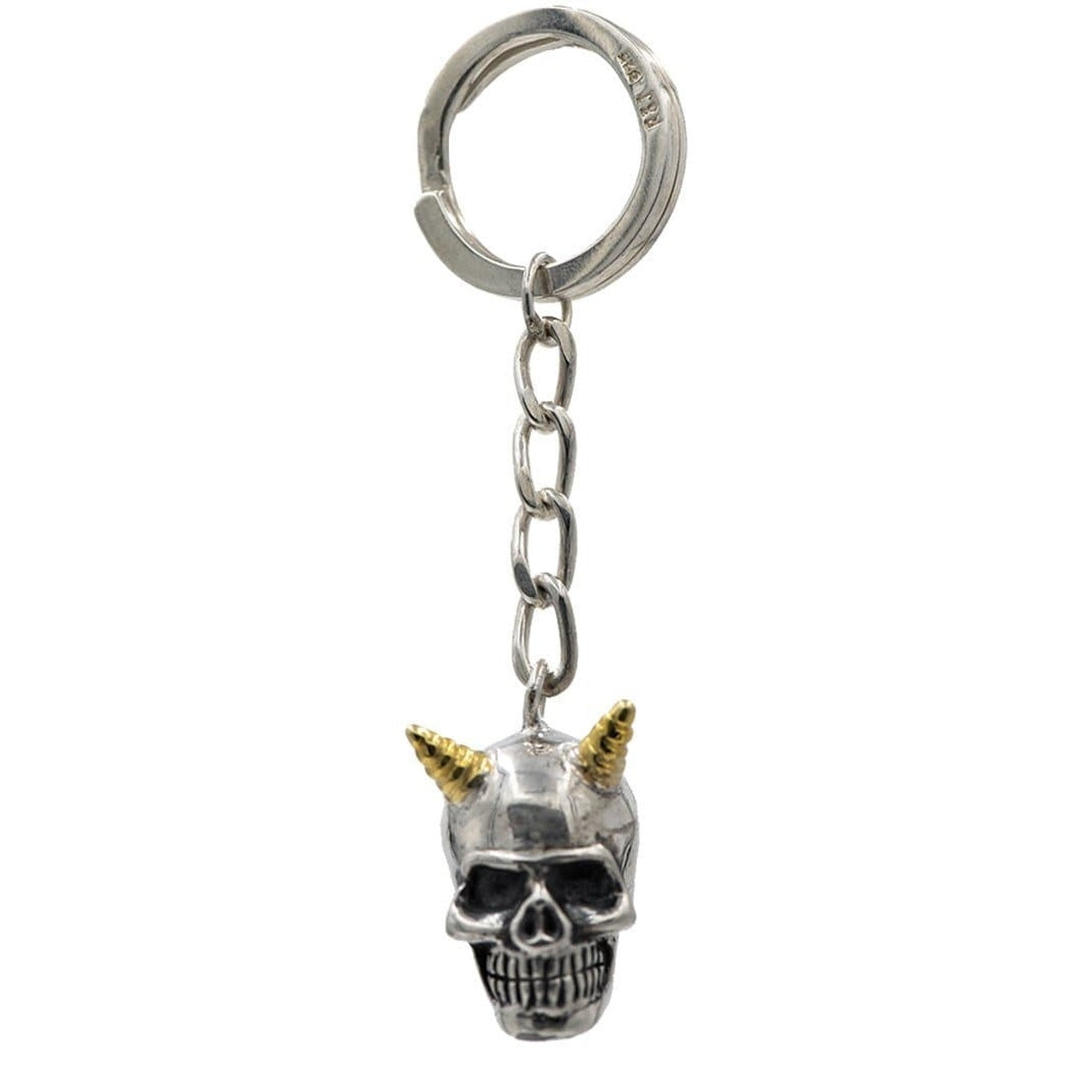 ALBERT SKULL GOLDEN DEVIL HORNS