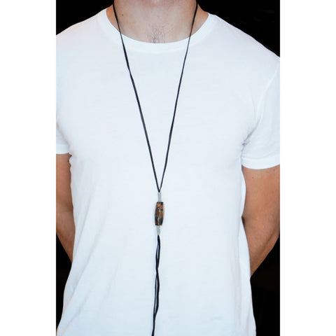 AMBAR LEATHER NECKLACE