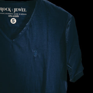 AZUL MARINO CUELLO V - Rock and Jewel