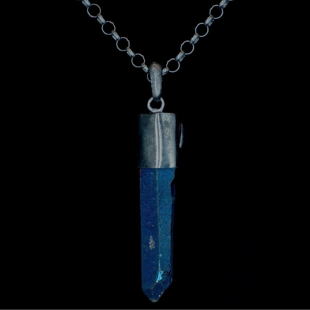 BLUE TITANIUM QUARTZ - Rock and Jewel