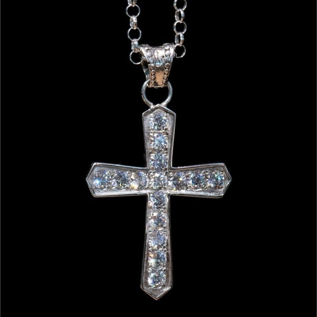 CROSS ZIRCONIA BLANCA - Rock and Jewel