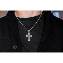 Cargar imagen en el visor de la galería, CROSS ZIRCONIA BLANCA - Rock and Jewel
