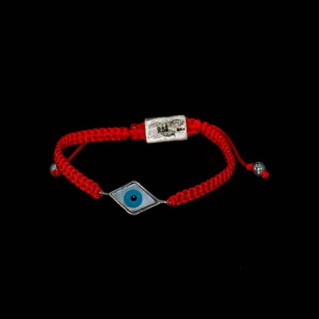 DIAMOND LUCKY EYE BLACK BRACELET - Rock and Jewel