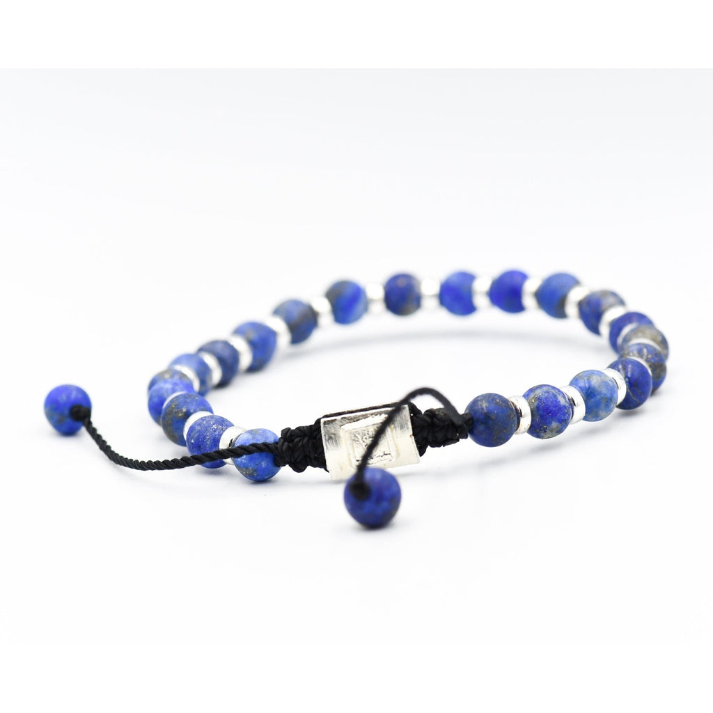 LAPISLAZULI MATTE DONUT BRACELET