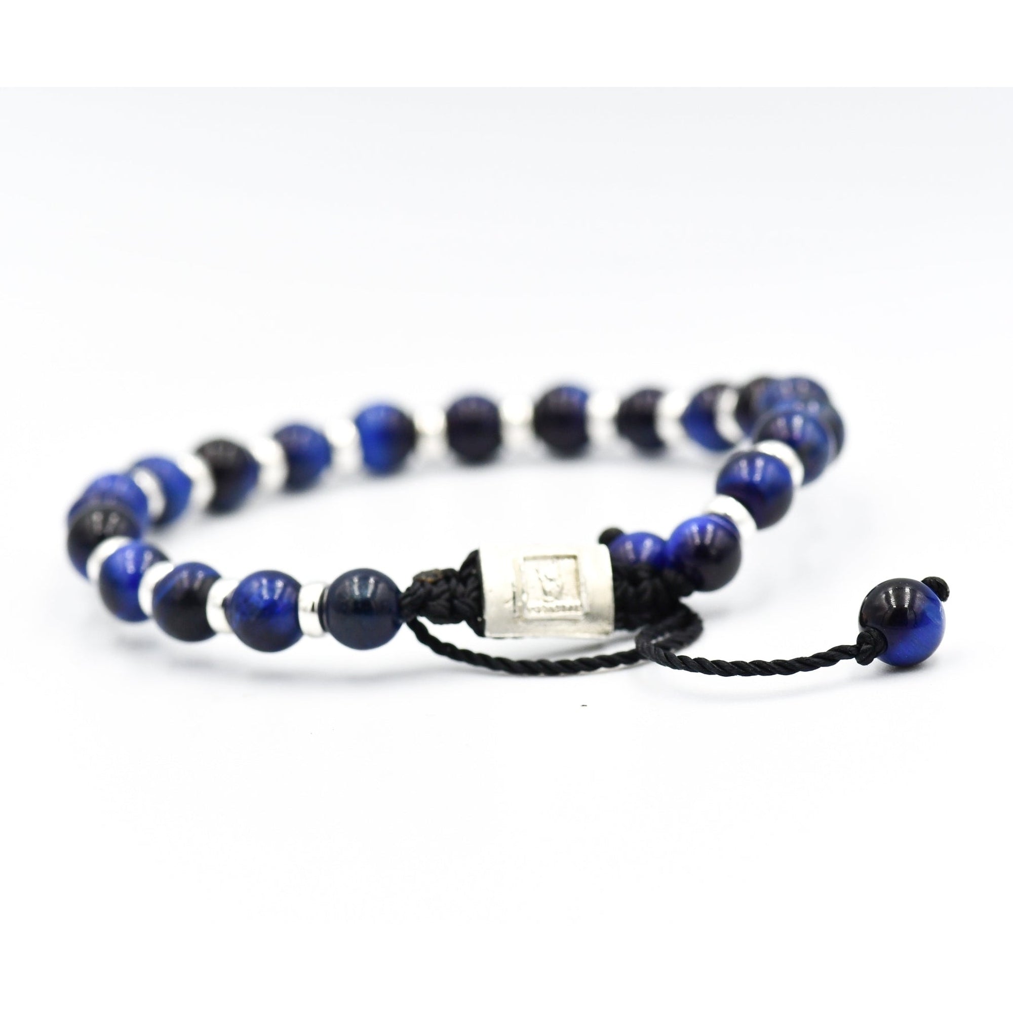 OJO DE TIGRE AZUL DONUT BRACELET