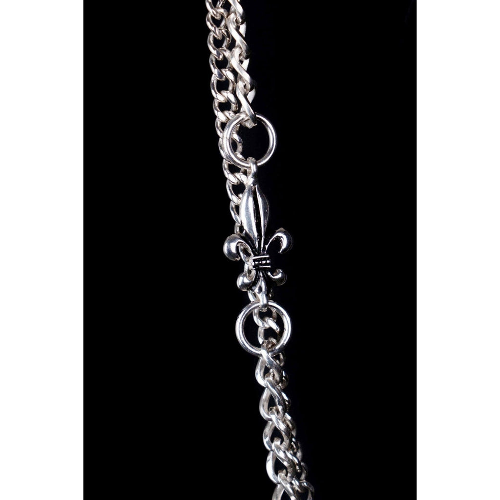 FLEUR DE LIS DOBLE KEY CHAIN - Rock and Jewel