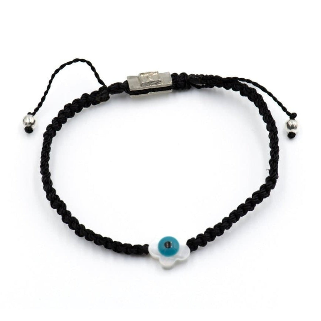 FLOWER EYE BRAIDED BRACELET SP - Rock and Jewel