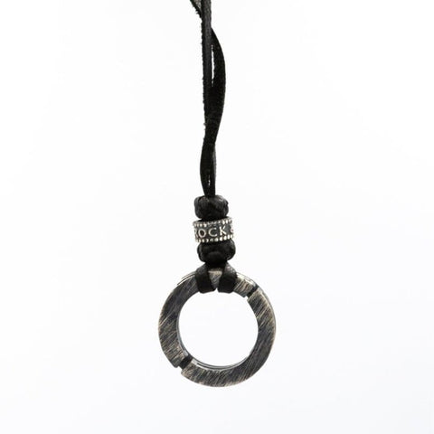 LABYRINTH LEATHER NECKLACE