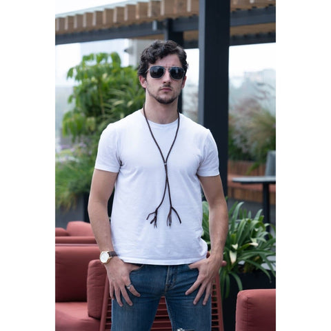 LEATHER BOLO TIE