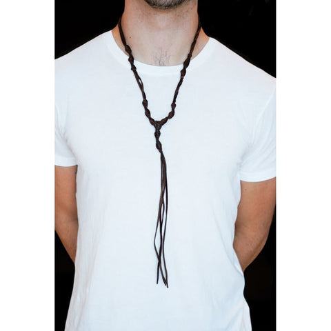 LEATHER NECKLACE