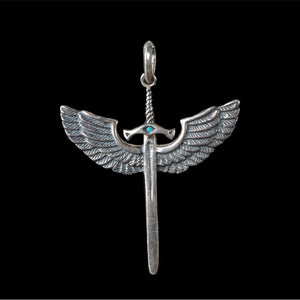 MICHAEL ANGEL PROTECTION SWORD WITH STONE - Rock and Jewel