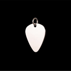 POLISHED SILVER GUITAR PICK - Rock and Jewel