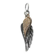 Cargar imagen en el visor de la galería, ROCK STAR ANGEL SILVER GOLDEN WINGS - Rock and Jewel
