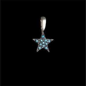 ROCK STAR SILVER SMALL (CON TURQUESA) - Rock and Jewel