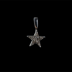 ROCK STAR SILVER SMALL (CON ZIRCONIAS BLANCAS - PAVE) - Rock and Jewel