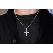 Cargar imagen en el visor de la galería, SMALL CROSS ZIRCONIA BLANCA - Rock and Jewel
