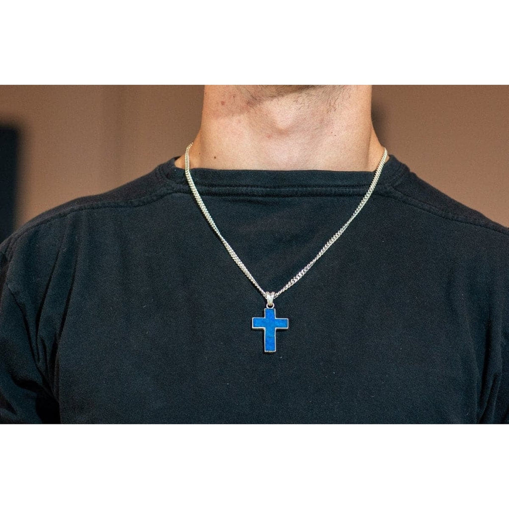 STONE CROSS LAPISLAZULI - Rock and Jewel