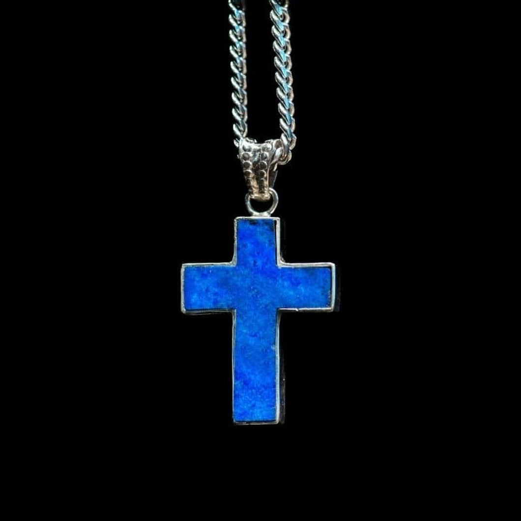 STONE CROSS LAPISLAZULI - Rock and Jewel