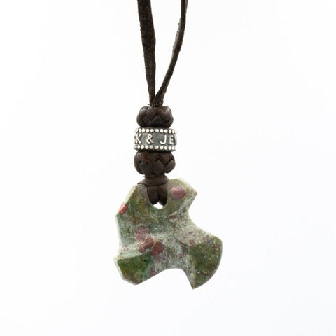 STONE LEATHER NECKLACE II