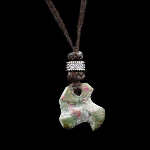 STONE LEATHER NECKLACE II