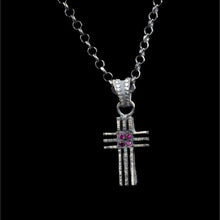 Cargar imagen en el visor de la galería, STRIPE CRUZ PENDANT - Rock and Jewel
