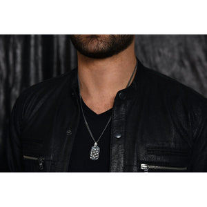 WALL SKULLS DOG TAG - Rock and Jewel